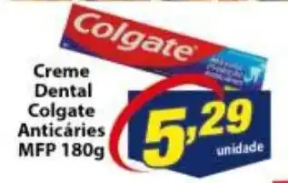 Vencedor Atacadista Creme Dental Colgate Anticaries MFP 180g oferta