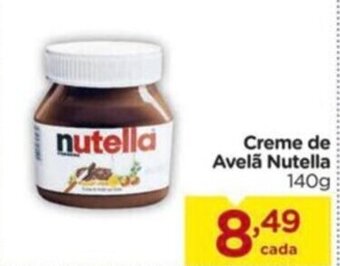 Carrefour Creme de Avelã Nutella 140g oferta