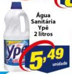 Vencedor Atacadista Agua Sanitaria Ype 2L oferta