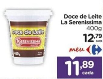 Carrefour Doce de Leite La Serenissima 400g oferta