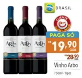 Supermercados Condor Vinho Arbo 750ml oferta