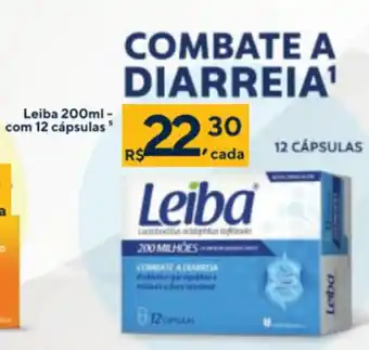 Drogaria Coop Leiba 200ml com 12 capsulas oferta