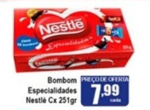 Higa's Supermercado Bombom Especialidades Nestle 251g oferta