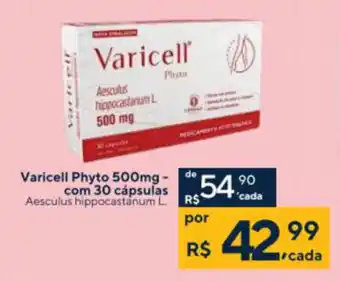 Drogaria Coop Varicell Phyto 50mg com 30 capsulas oferta