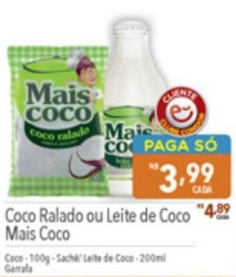 Supermercados Condor Coco Ralado ou leite de Coco Mais Coco oferta