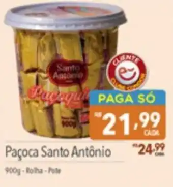 Supermercados Condor Paçoca Santo Antônio 900g-Rotha-Pote oferta