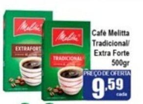 Higa's Supermercado Cafe Melitta 500g oferta