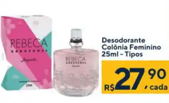 Drogaria Coop Desodorante Colonia Feminino 25ml tipos oferta