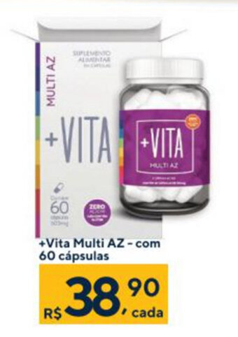 Drogaria Coop +Vita Multi AZ com 60 capsulas oferta