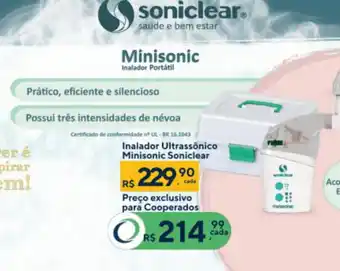 Inalador Ultrassonico Minisonic Soniclear