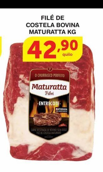 Roldão Filé de costela bovina maturatta kg oferta