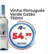 Tonin Superatacado Vinho português verde gatão 750ml oferta