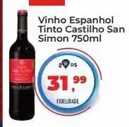 Tonin Superatacado Vinho espanhol tinto castilho san simon 750ml oferta