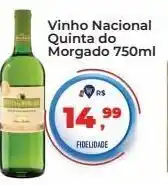 Tonin Superatacado Vinho nacional quinta do morgado 750ml oferta