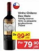 Supermercados Princesa Vinho chileno des hielo 750ml oferta