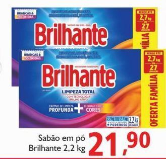 Supermercados ABC Sabão em pó brilhante 2,2kg oferta
