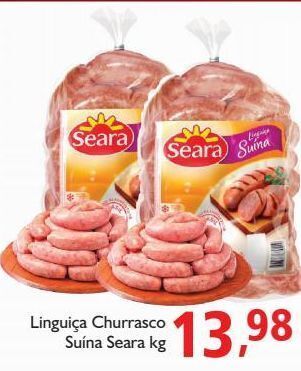 Supermercados ABC Linguiça churrasco suína seara kg oferta