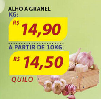 Assaí Atacadista Alho a granel 1kg oferta