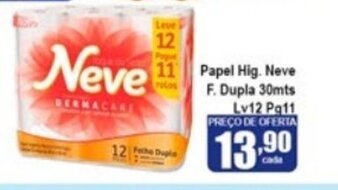 Higa's Supermercado Papel hig. Neve F. Dupla Lv 12 Pg 11 oferta