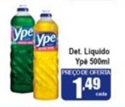 Higa's Supermercado Det. Liquido Ype 500ml oferta