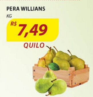 Assaí Atacadista Pera Williams 1kg oferta