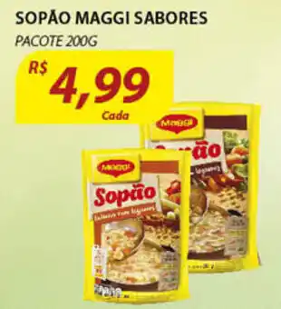 Assaí Atacadista Sopao Maggi sabores 200g oferta