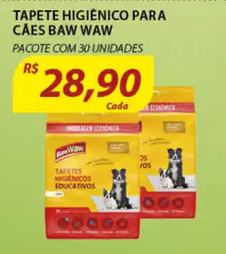Assaí Atacadista Tapete higienico para Para Caes Baw Waw oferta