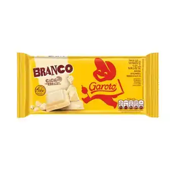 Chocolate garoto branco 80g