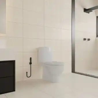 Leroy Merlin Piso cerâmico interno cor única brilho brilhante bold 57x57cm linho bege lef oferta