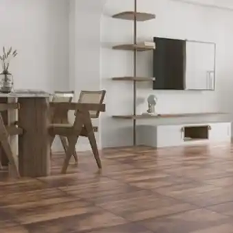 Leroy Merlin Piso cerâmico interno madeira esmaltado acetinado bold 57x57cm bourbon lef oferta