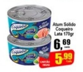 Higa's Supermercado Atum Solido Coqueiro lata 170g oferta