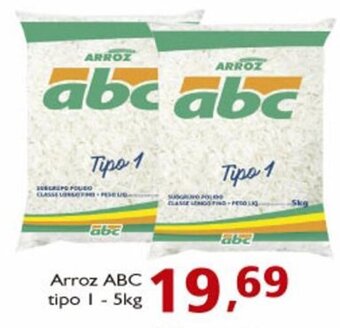 Supermercados ABC Arroz ABC tipo 1 - 5kg oferta