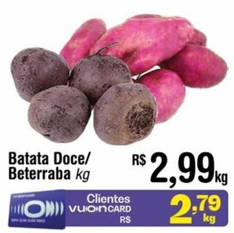 Fort Atacadista Batata Doce/ Beterraba kg oferta