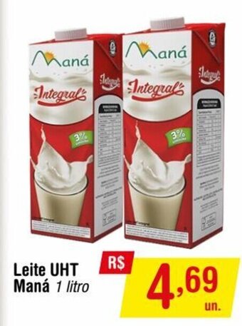 Fort Atacadista Leite UHT Maná 1 litro oferta