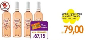 Atacadão Vinho Francês Mon Rosé de Provence Garrafa com 750ml oferta