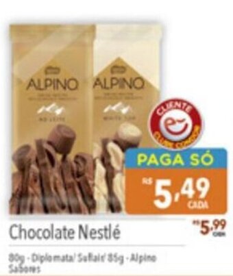 Supermercados Condor Chocolate Nestlé oferta