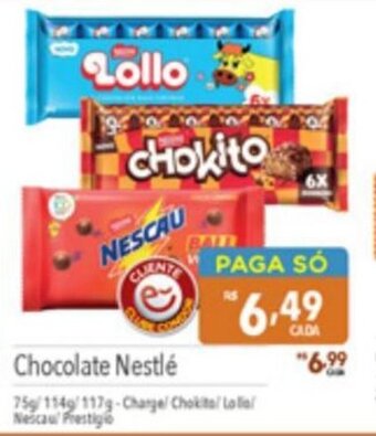 Supermercados Condor Chocolate Nestlé oferta