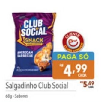 Salgadinho Club Social 68g