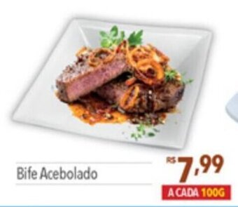 Supermercados Condor Bife Acebolado A CADA 100G oferta