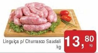 Mineirão Atacarejo Linguica p/ Churrasco Saudali 1kg oferta