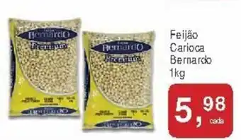 Mineirão Atacarejo Feijao Carioca Bernardo 1kg oferta