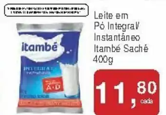 Leite em po Integral/ Instantaneo Itambe Sache 400g