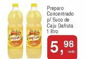 Mineirão Atacarejo Preparo Concentrado p/ Suco de Caju Dafruta 1L oferta