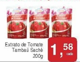 Mineirão Atacarejo Extrato de Tomate tambau Sache 200g oferta