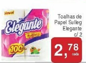 Mineirão Atacarejo Toalhas de Papel Sulleg Elegante c/2 oferta