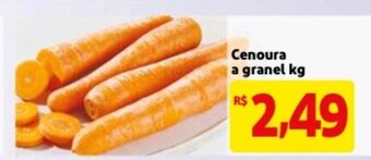 Mercado Extra Cenoura a granel 1kg oferta