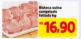 Mercado Extra Bisteca Suina congelada fatiada 1kg oferta