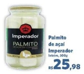 Sam's Club Palmito de açaí Imperador Inteiro, 500g oferta