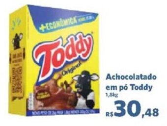 Sam's Club Achocolatado em pó Toddy 1,8kg oferta