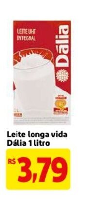 Mercado Extra Leite Longa Vida Dalia 1L oferta